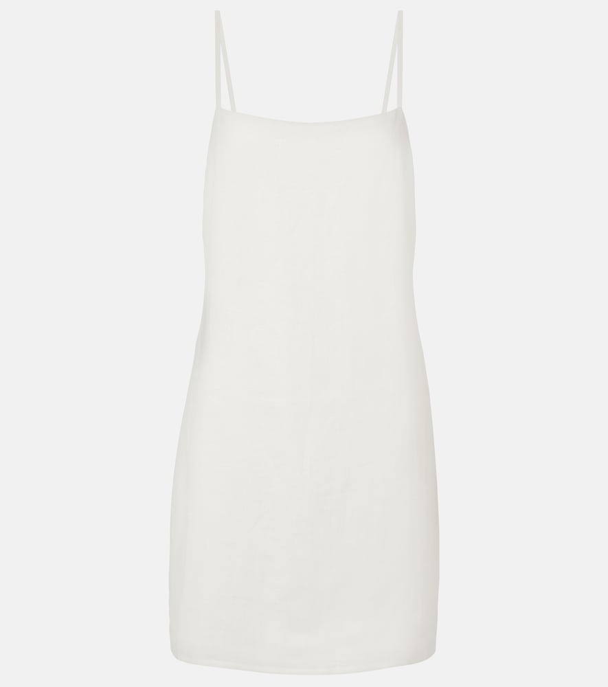 Asceno Geneva linen minidress