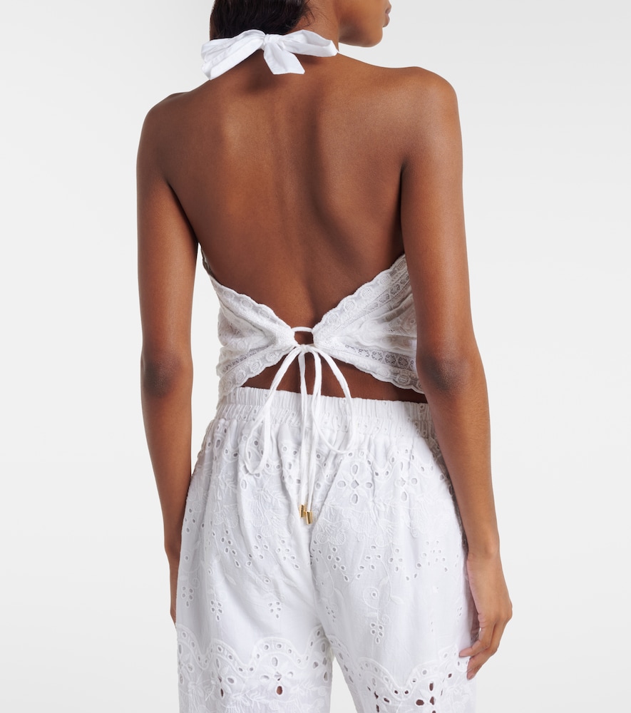 Felicity Embroidered Cotton Top