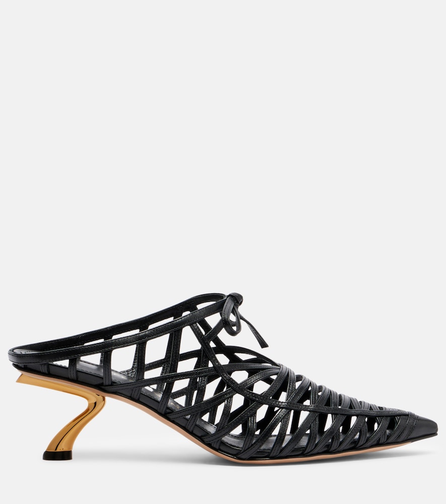  Ferragamo Ferragamo Mules Cirry Aus Leder 