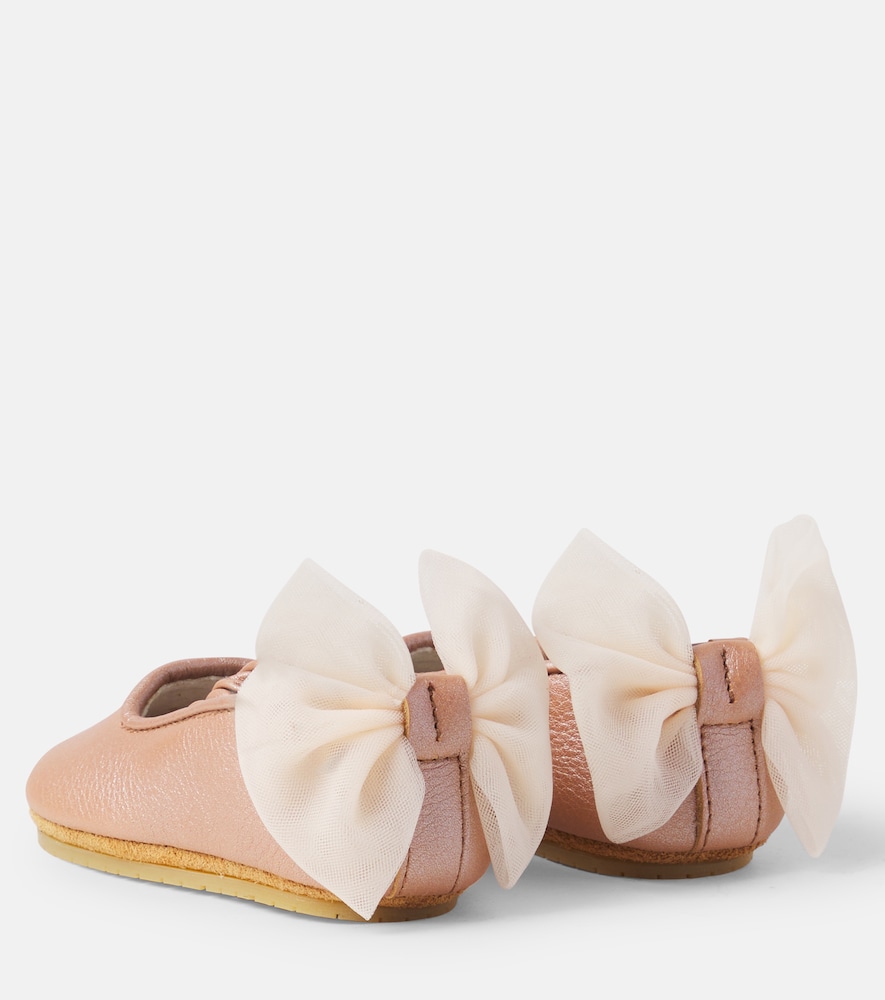  Donsje Donsje Baby Schuhe Luyax Aus Metallic-leder 