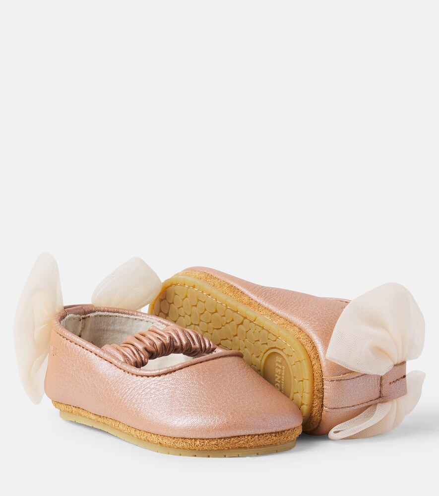  Donsje Donsje Baby Schuhe Luyax Aus Metallic-leder 
