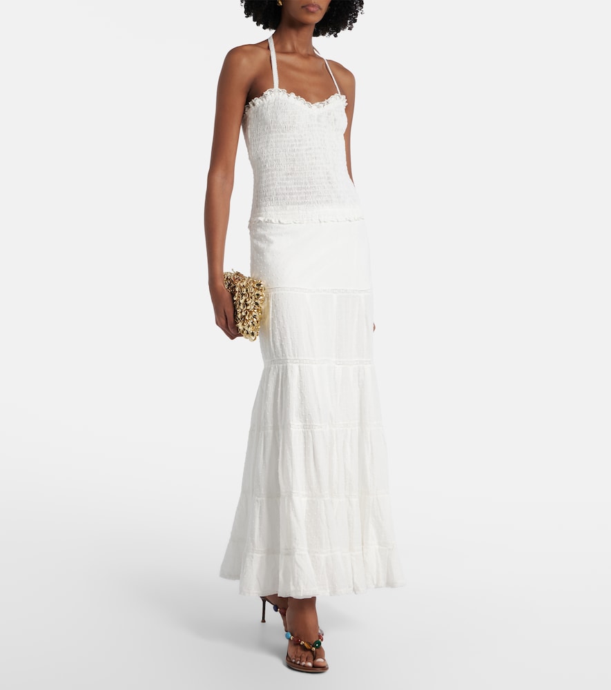  Poupette St Barth Poupette St Barth Maxikleid Foe Aus Baumwolle 