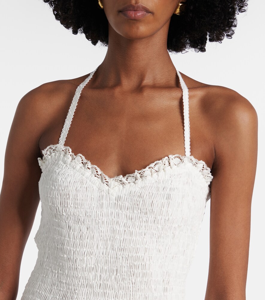  Poupette St Barth Poupette St Barth Maxikleid Foe Aus Baumwolle 
