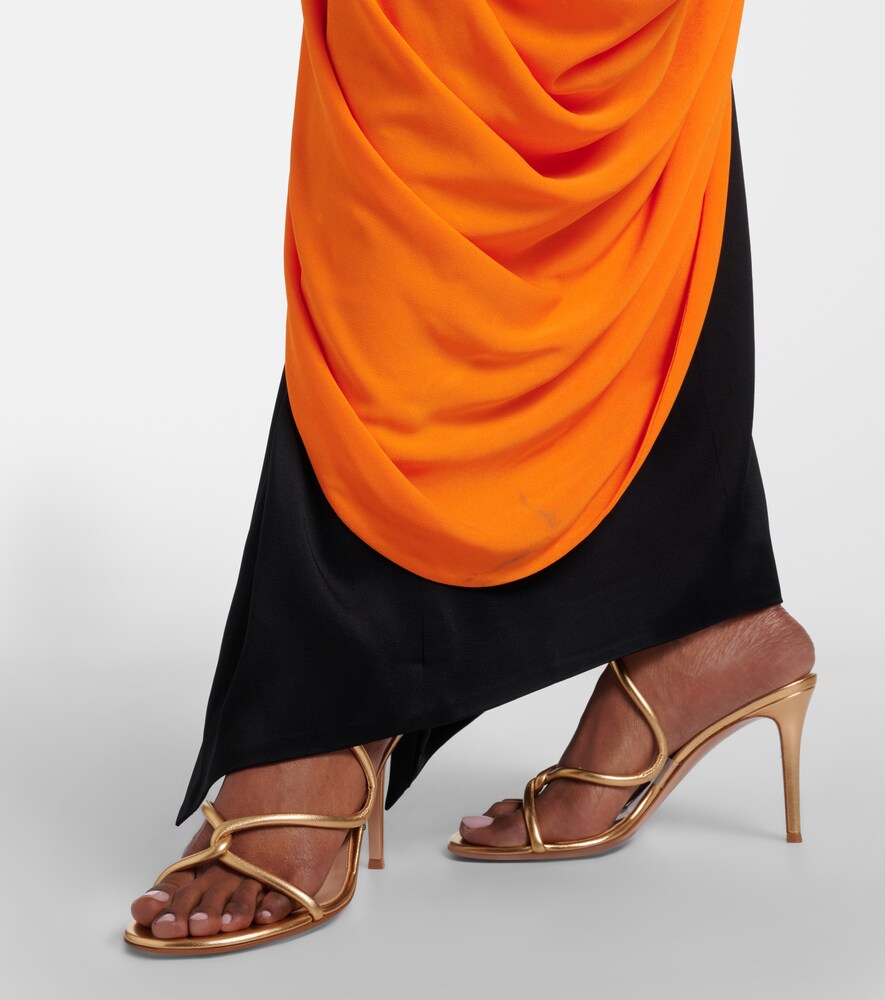 Gianvito Rossi Jungle Mamba metallic leather sandals
