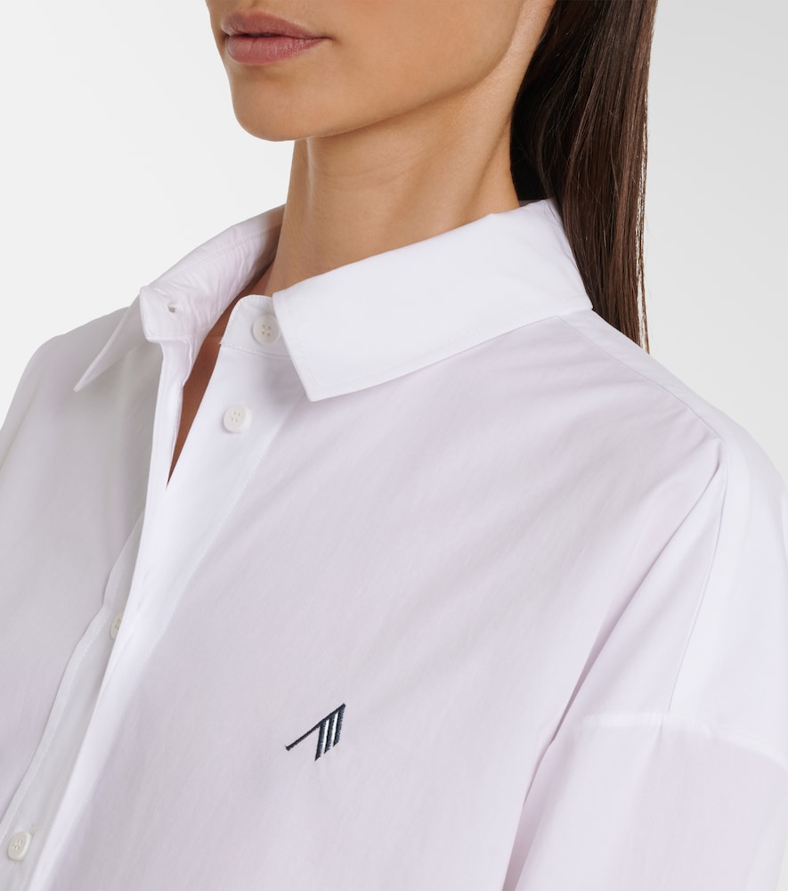 Asymmetric Cotton Poplin Shirt