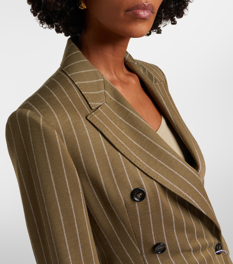  Max Mara Max Mara Balta Pinstripe Double-breasted Blazer 