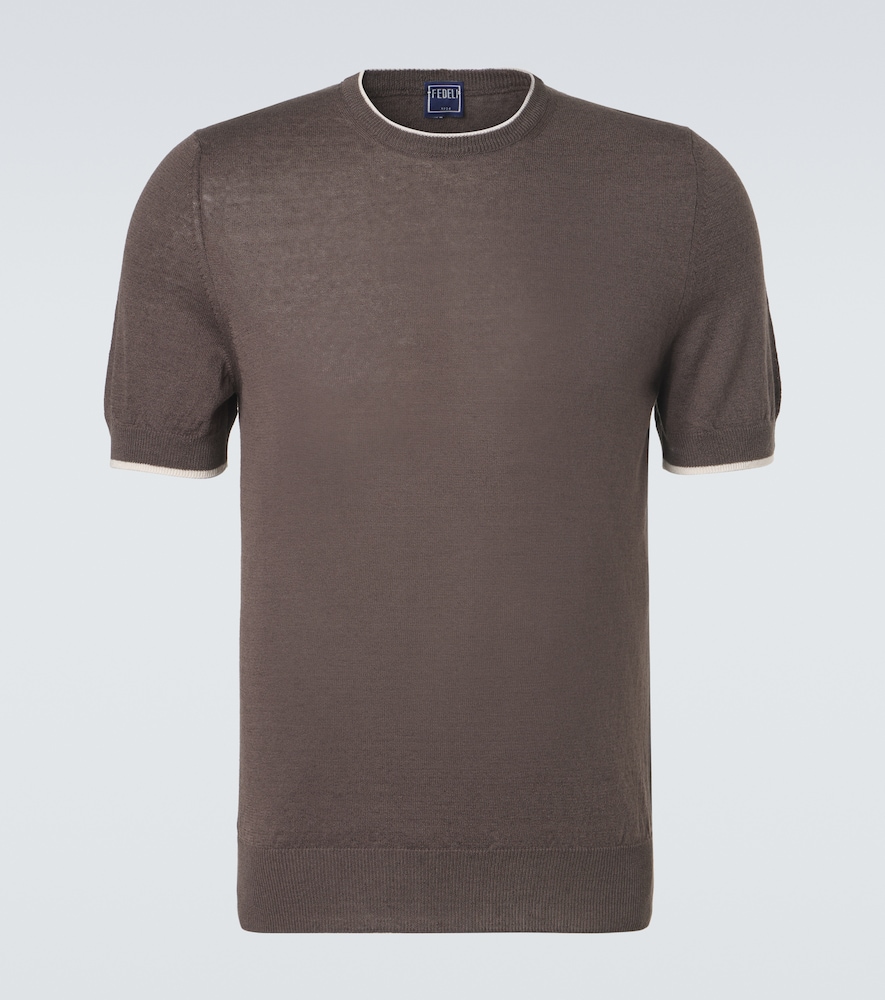 Fedeli Linen and Cotton Sweater by Fedeli
