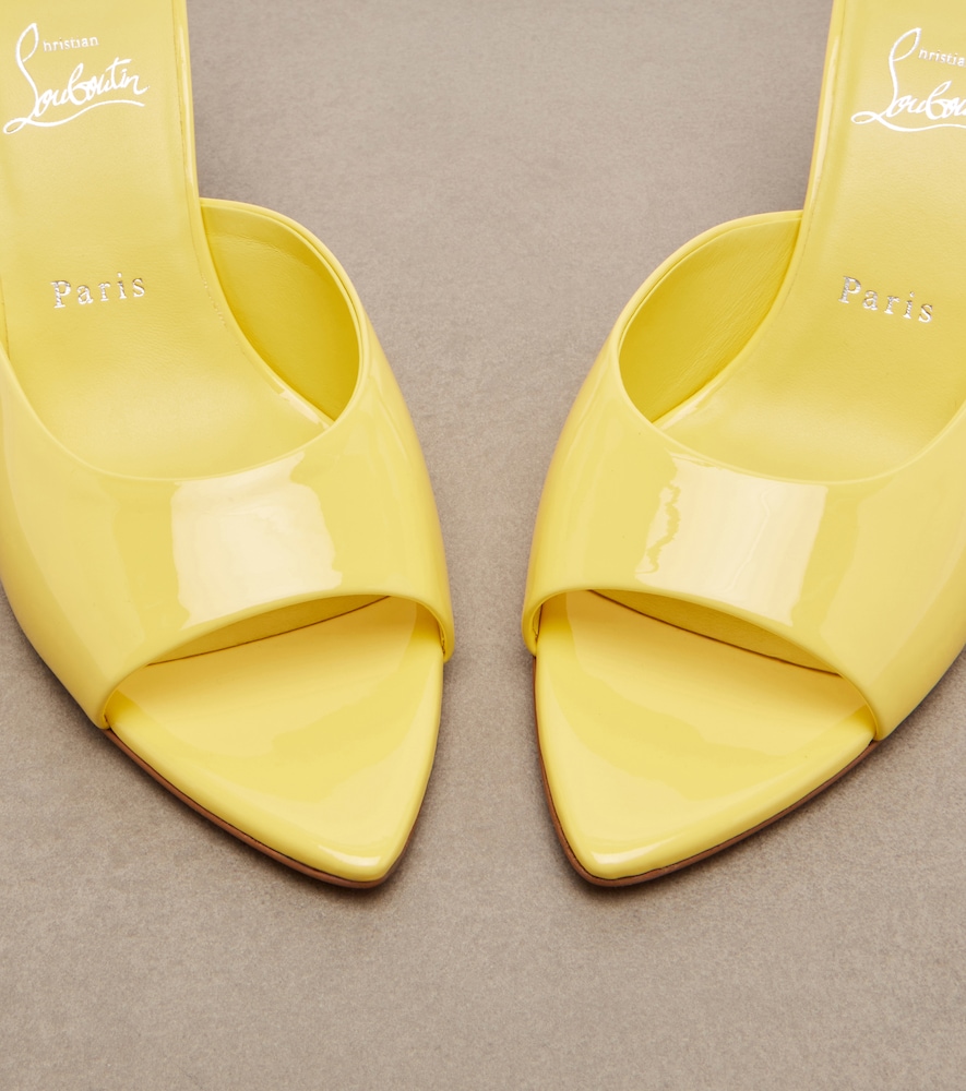  Christian Louboutin Christian Louboutin Mules Miss Z Aus Lackleder 