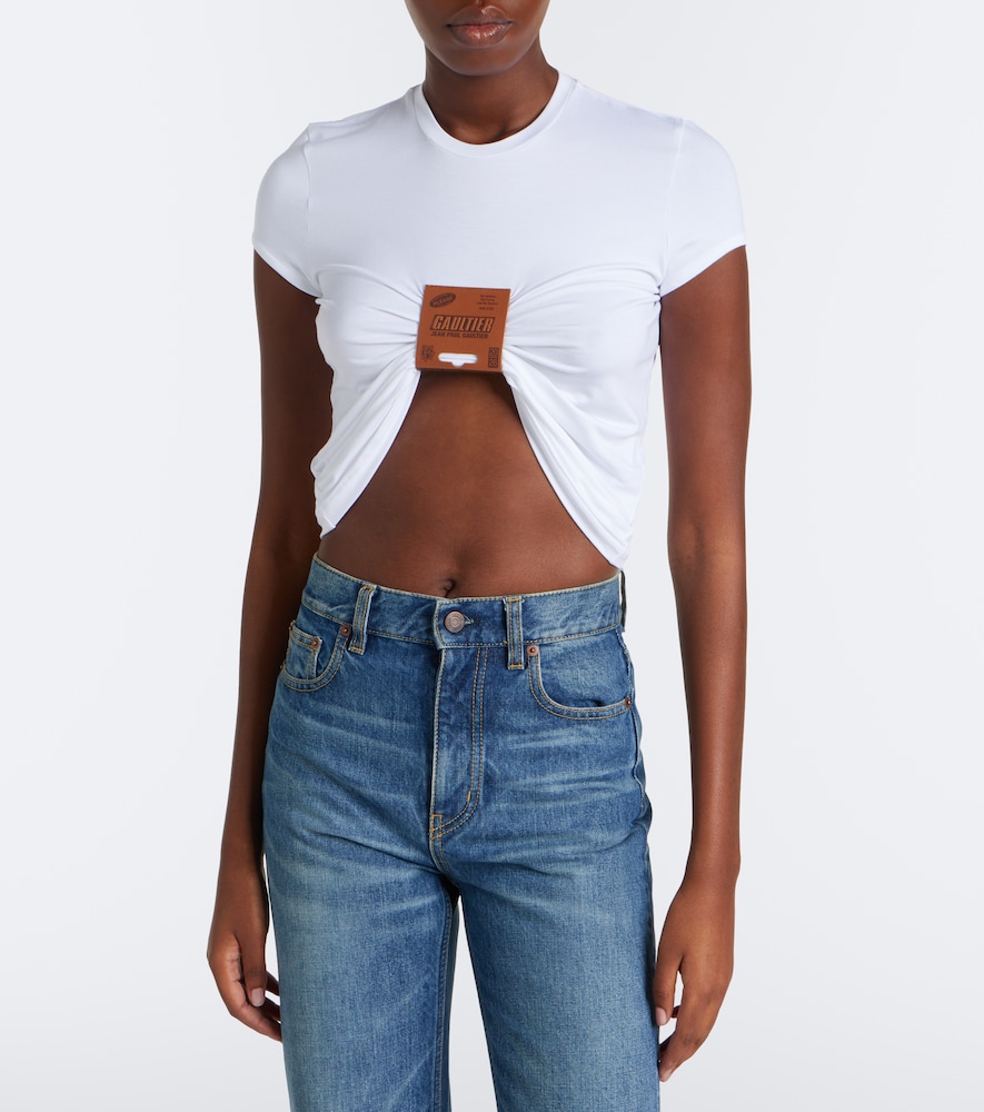 Cropped Jersey T-Shirt