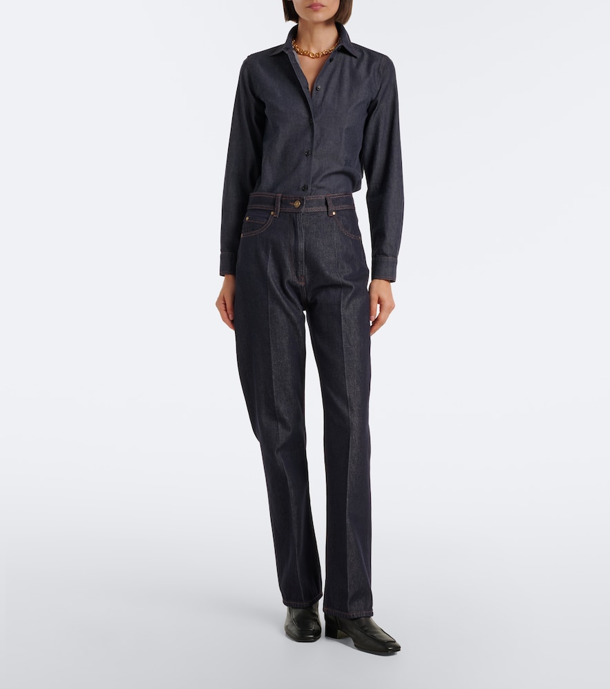 High-Rise Flared Jeans