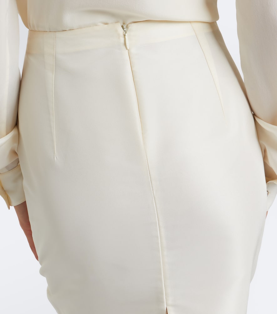 Faille Pencil Skirt