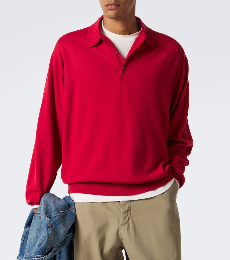 Wool Polo Sweater