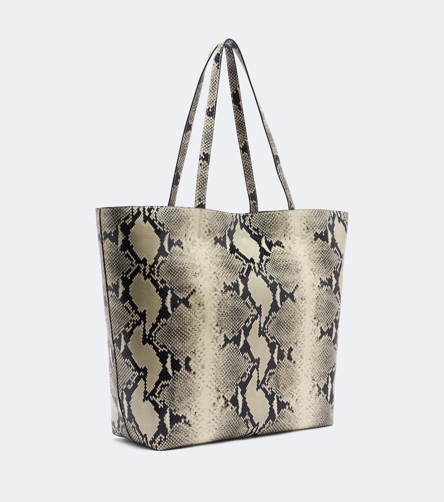Roam Large Snake-Effect Tote Bag