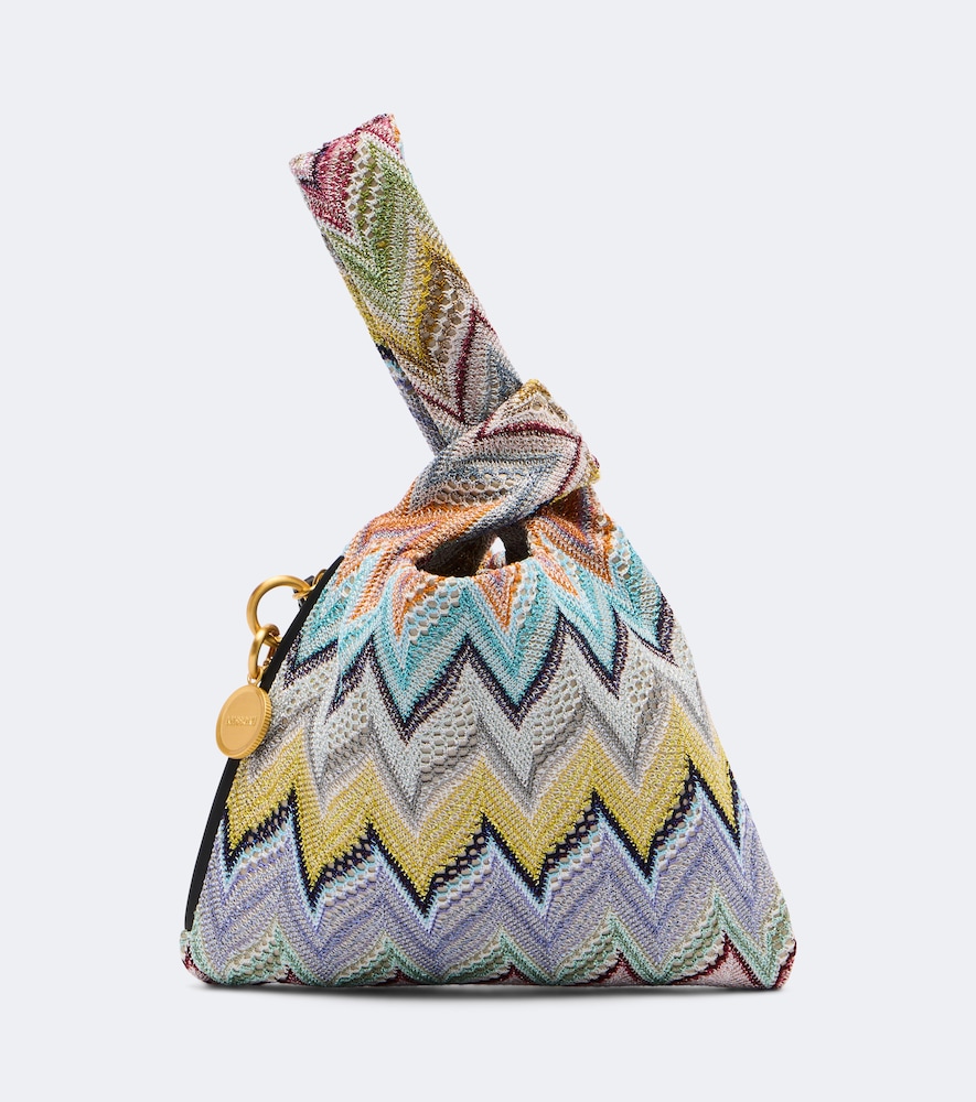 Missoni Zigzag Jacquard Lame Top-handle Bag In Multicoloured