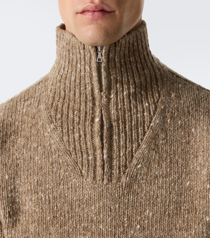 Wool Half-Zip Sweater