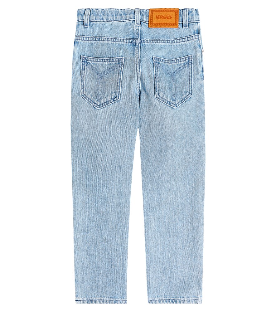  Versace Kids Versace Kids Bestickte Jeans 