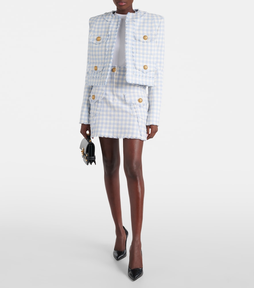  Balmain Balmain Jacke Aus Tweed 