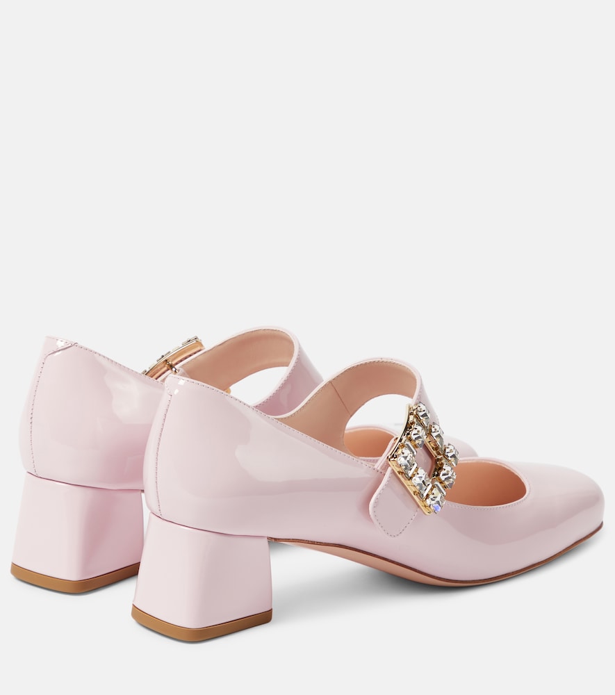  Roger Vivier Roger Vivier Pumps Très Vivier Strass Babies 45 Aus Lackleder 