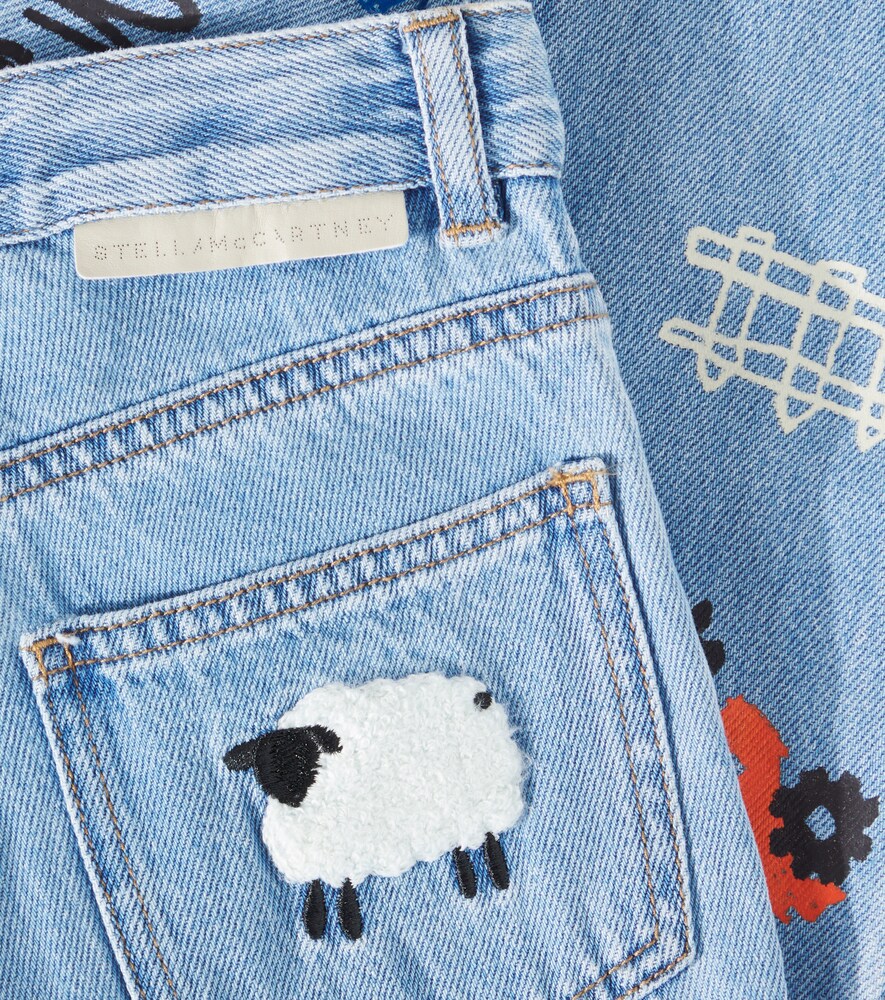  Stella Mccartney Kids Stella Mccartney Kids Bedruckte Jeans 