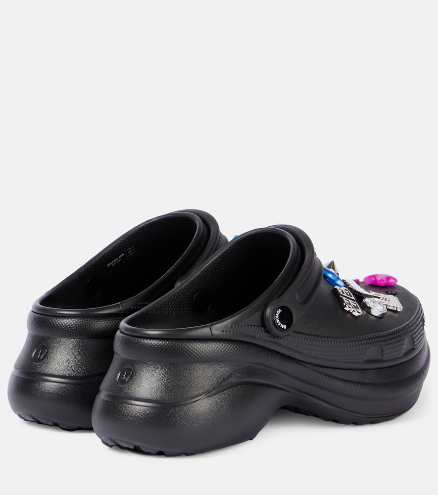 Balenciaga Black Crocs Jibbitz