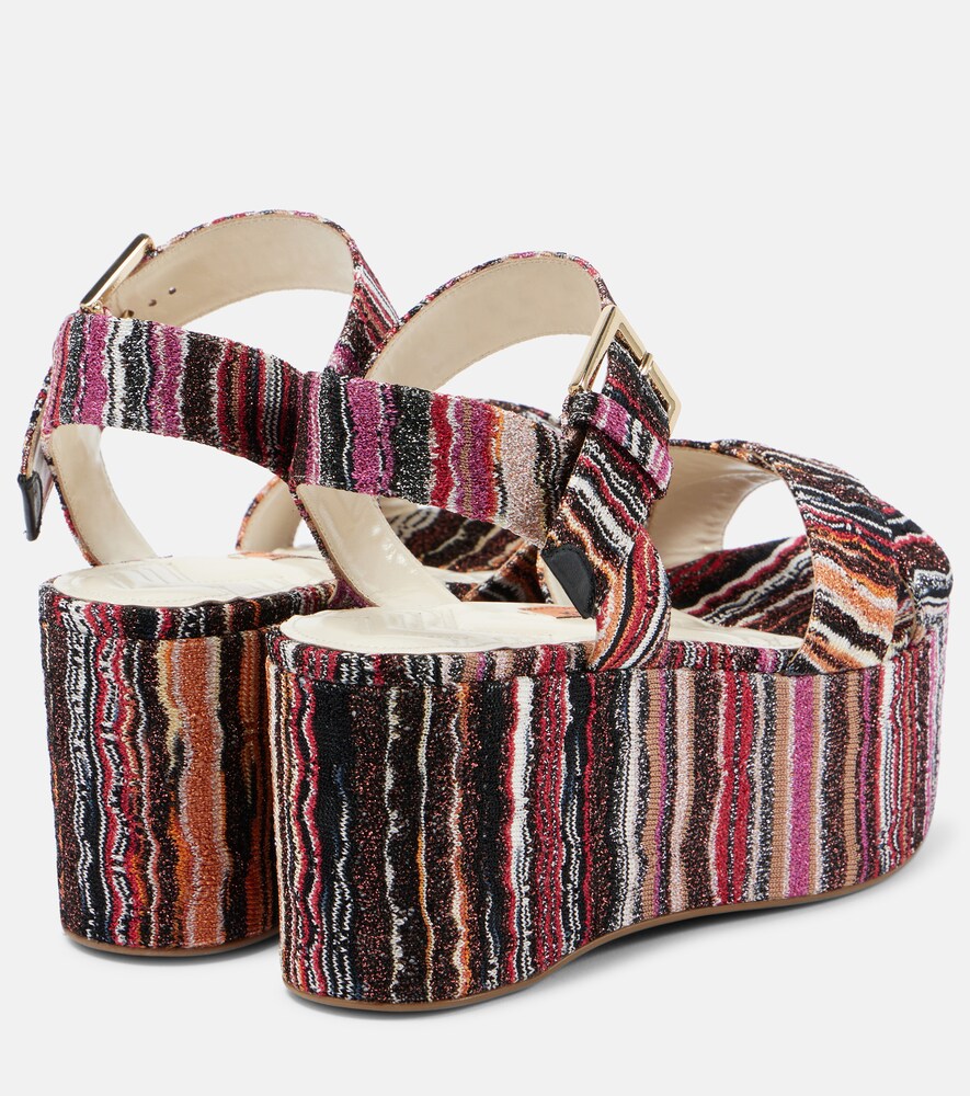  Missoni Missoni Plateausandalen Julia Aus Häkelstrick 