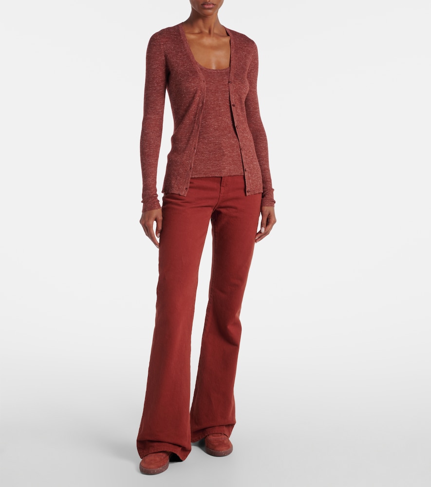 Gabriela Hearst Aiste cashmere, silk, and hemp cardigan