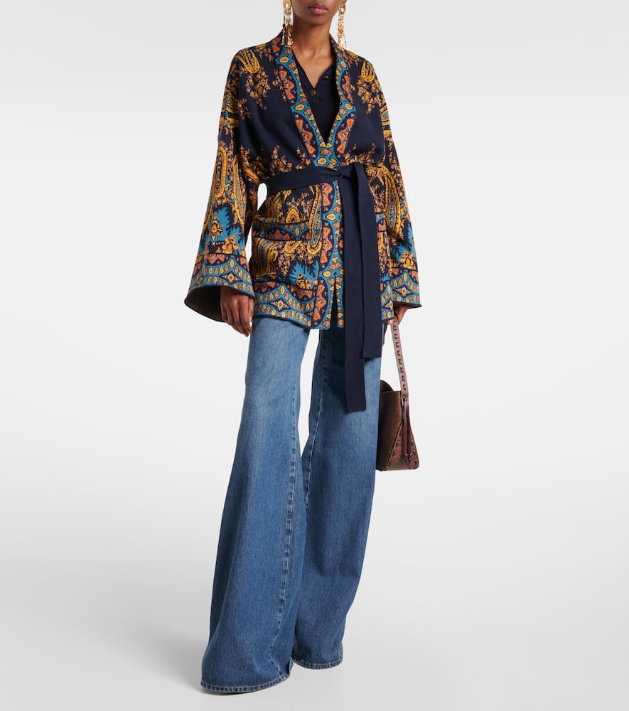 Etro Multicoloured Cardigan In Multi