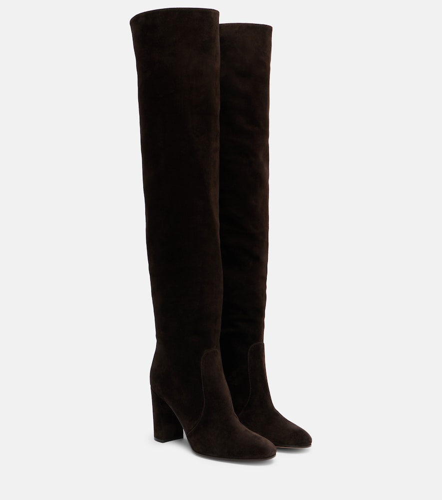 Gianvito Rossi Glen leather over-the-knee boots