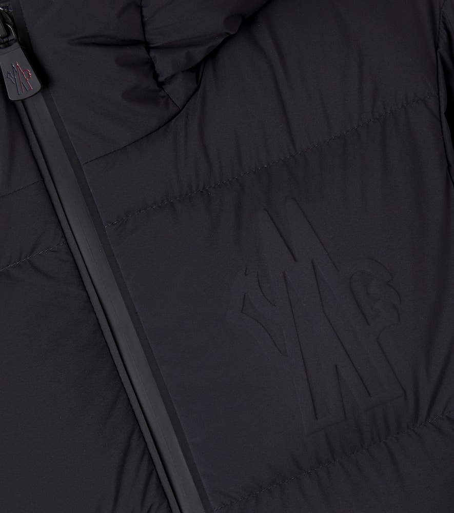 Moncler Technical Ski Jacket In Animal Print