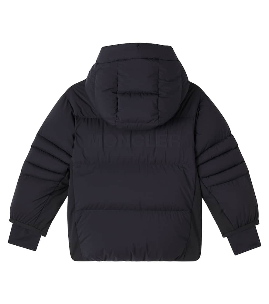Moncler Technical Ski Jacket In Animal Print