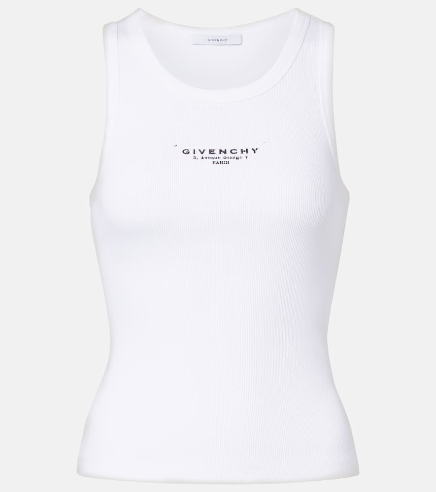 Givenchy Stamp cotton tank top