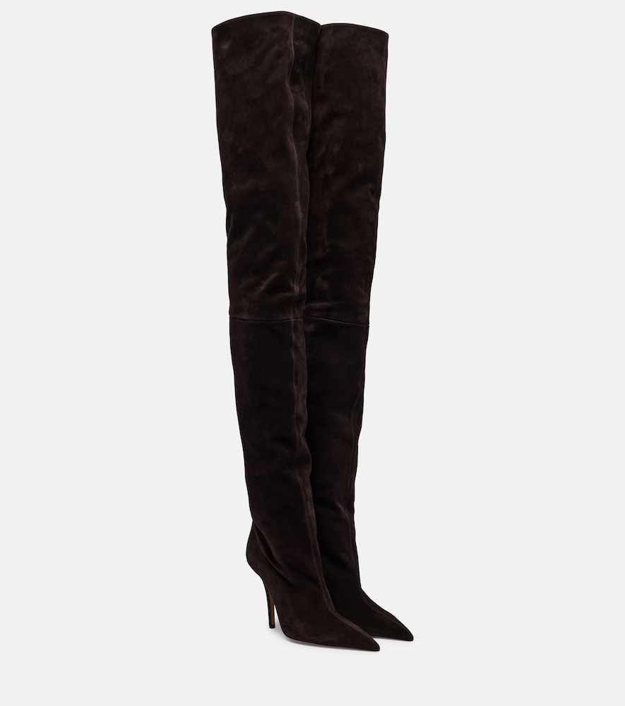 Paris Texas Stivali cuissardes Jessica 105 in suede