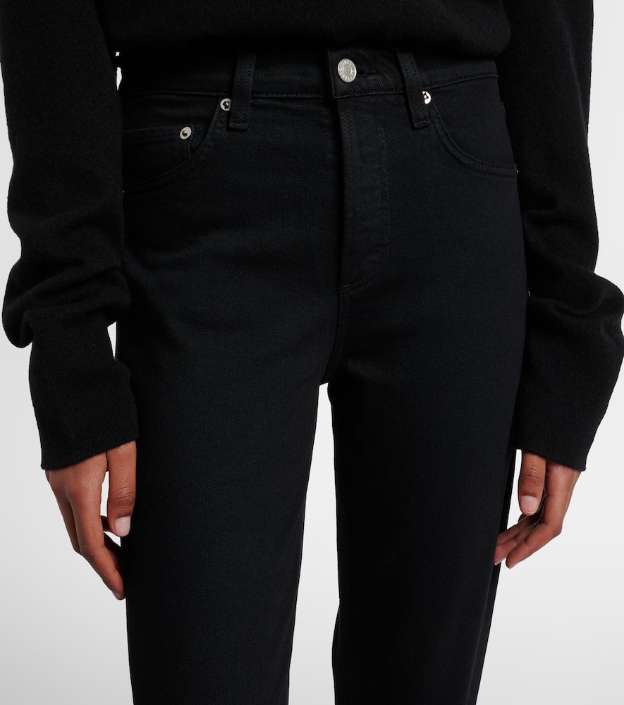 Agolde Ingram High Rise Skinny Jeans In Immersion In Black