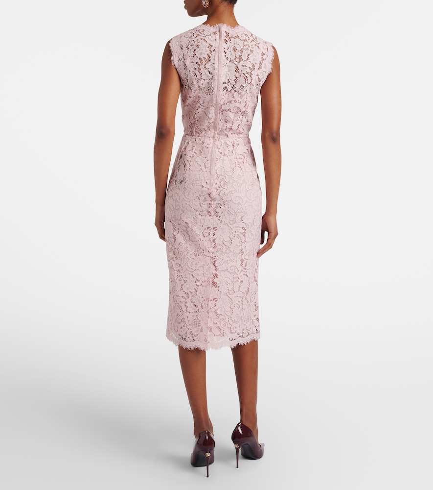  Dolce&gabbana Dolce&gabbana Cotton-blend Lace Cocktail Dress 