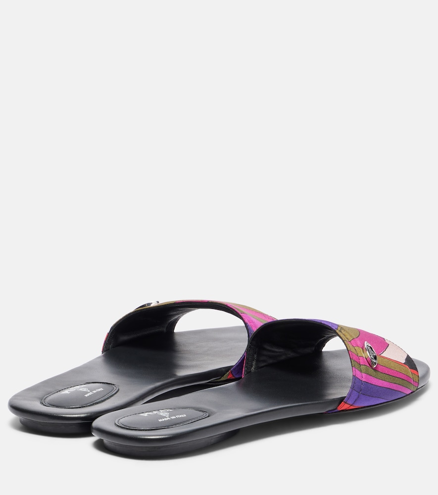  Pucci Pucci Yummi Iride Silk Slides 