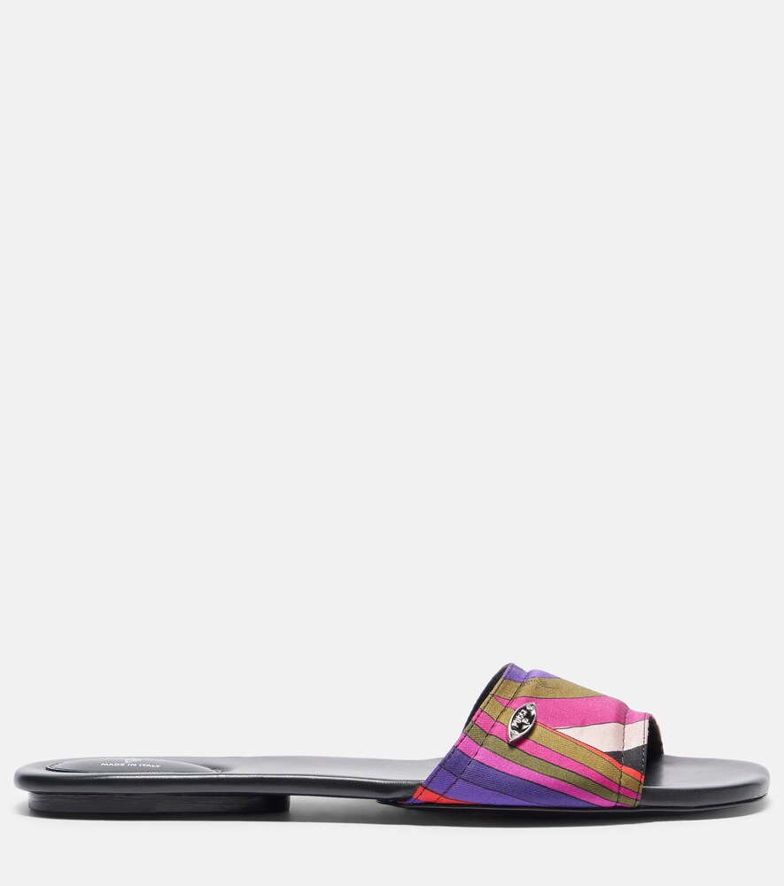  Pucci Pucci Yummi Iride Silk Slides 