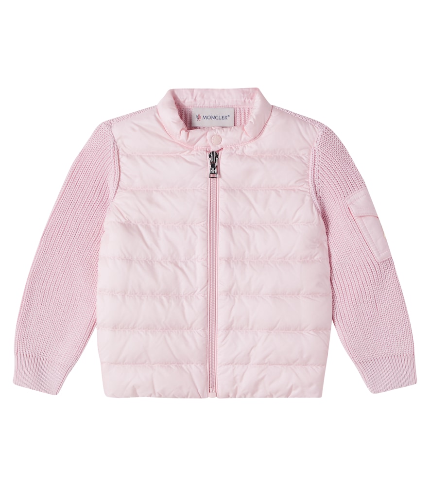 Moncler Enfant Baby down-paneled cotton jacket　モンクレール アンファン ベビー ダウンパネル コットン ジャケット Moncler