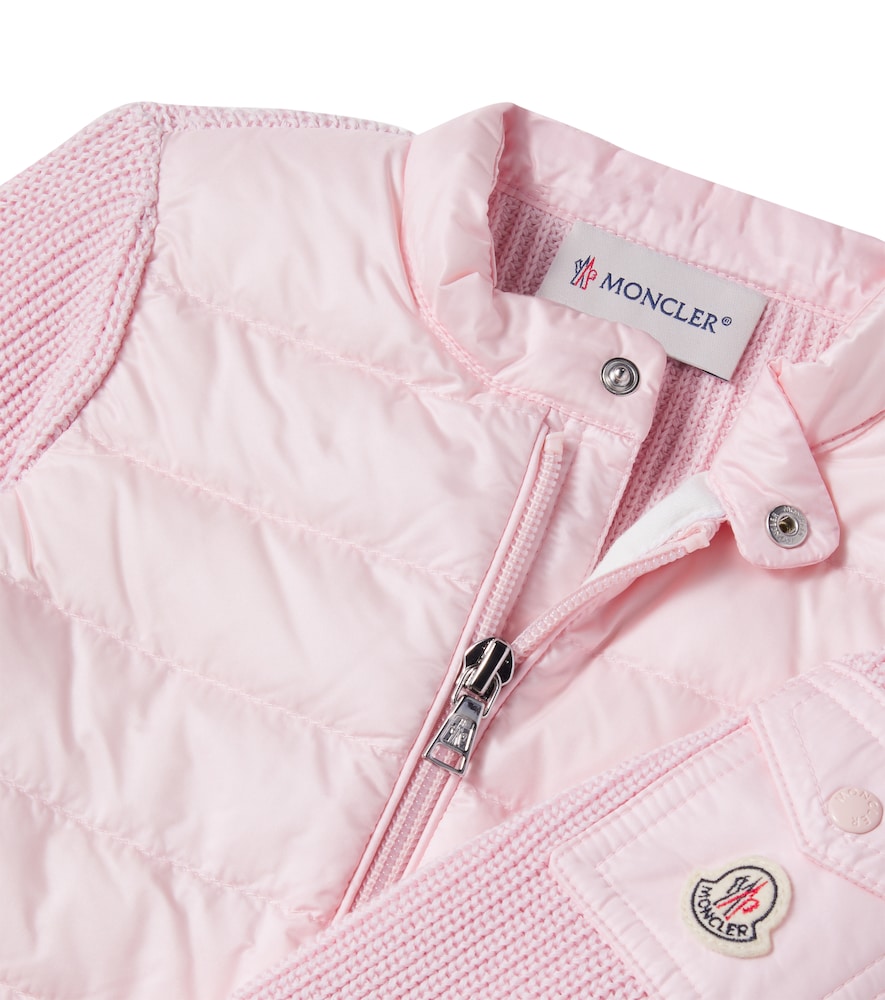  Moncler Enfant Moncler Enfant Baby Daunenjacke Aus Baumwolle 