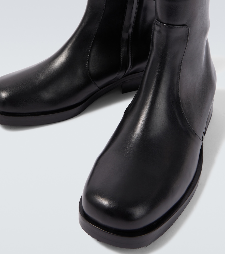  Studio Nicholson Studio Nicholson Bottines Square En Cuir 
