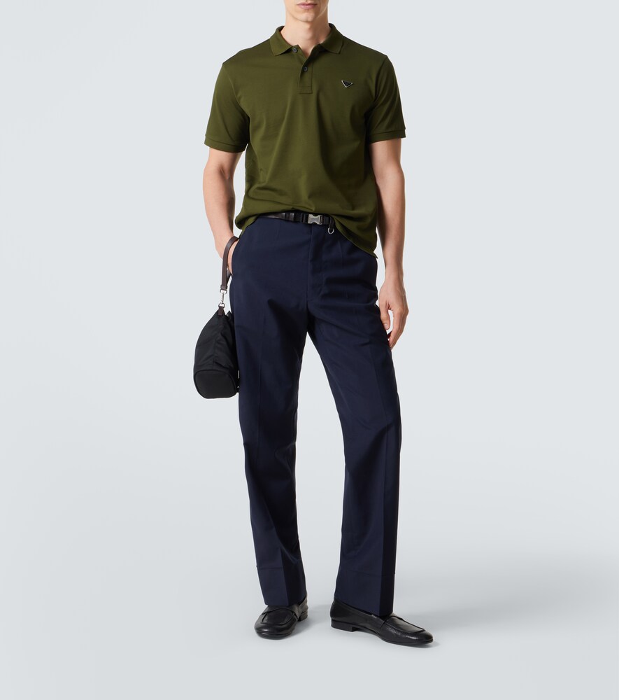  Prada Prada Polohemd Aus Baumwolle 