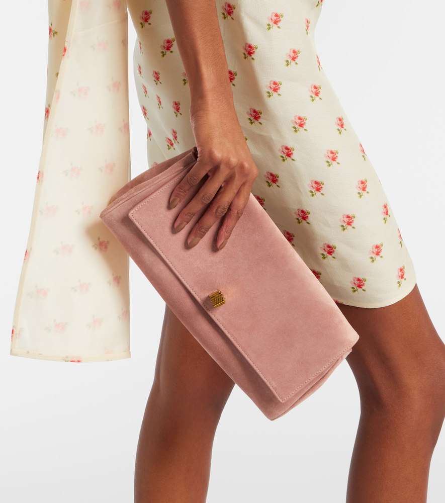  Khaite Khaite Clutch Audrey Aus Veloursleder 