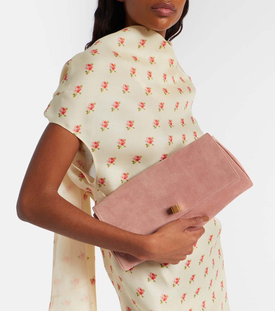  Khaite Khaite Clutch Audrey Aus Veloursleder 