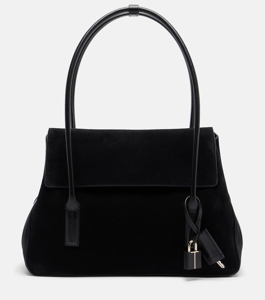 Tom Ford Eclipse Medium suede shoulder bag