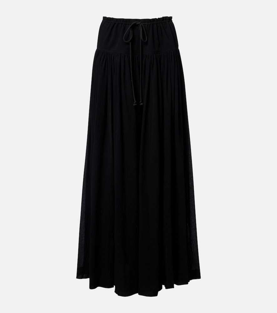 The Row Berenice cotton muslin wide-leg pants