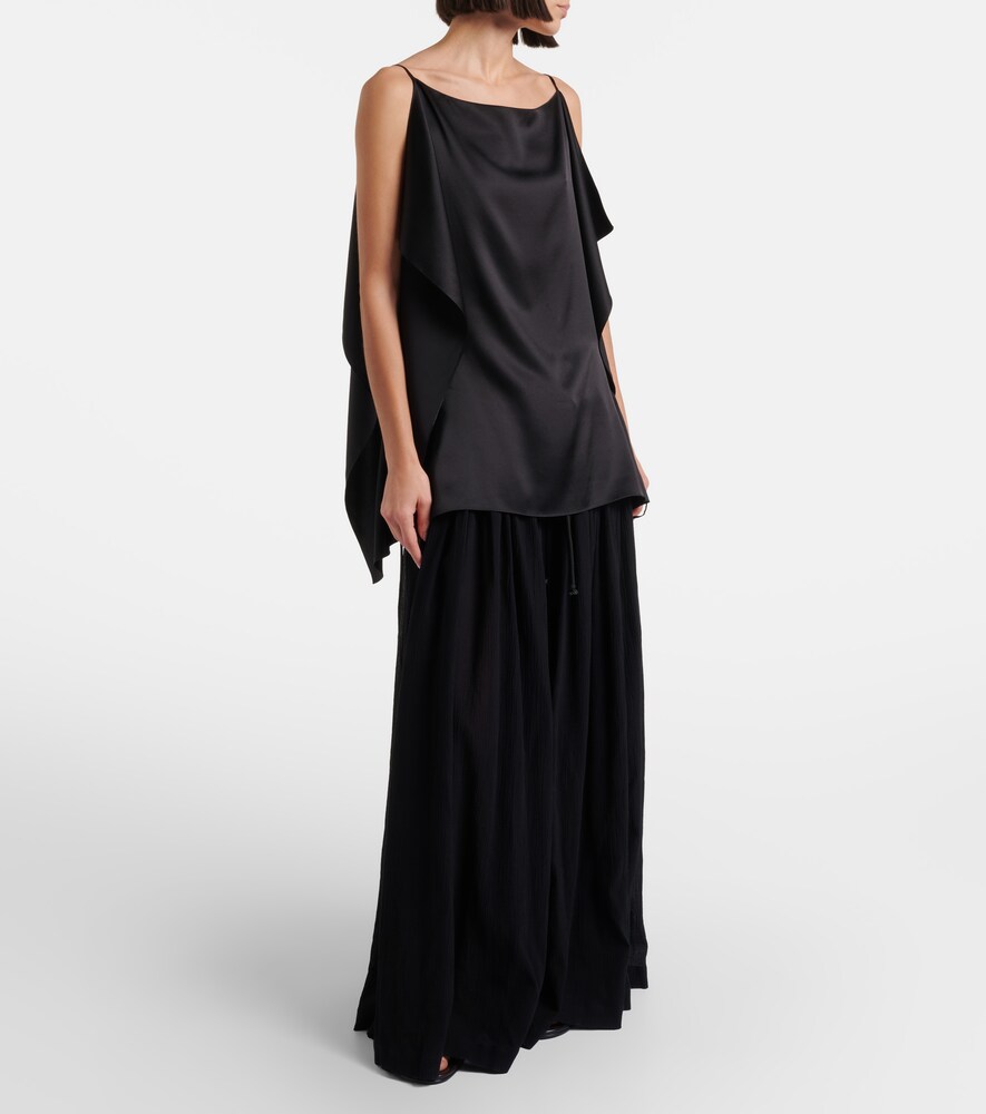 The Row Berenice cotton muslin wide-leg pants