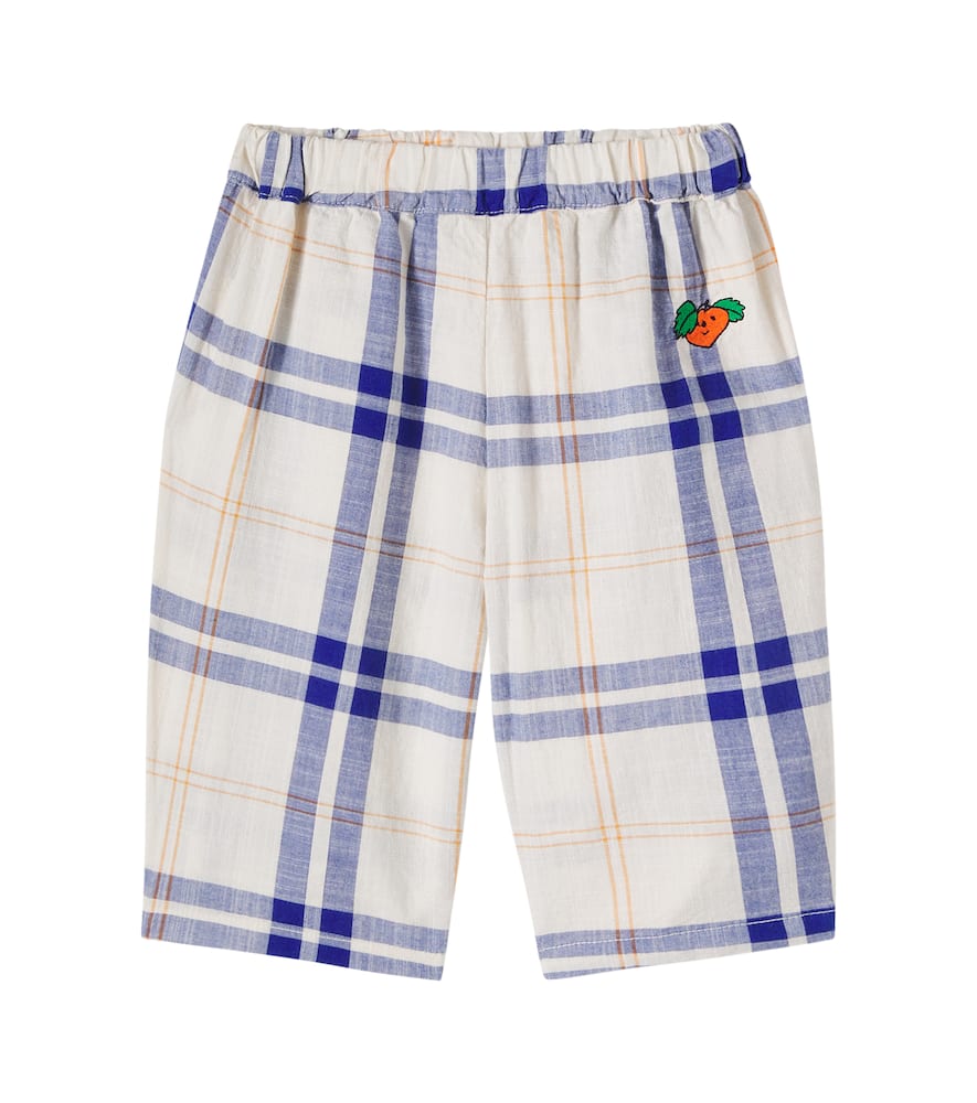 Baby - Pantaloni Fun Tartan in cotone
