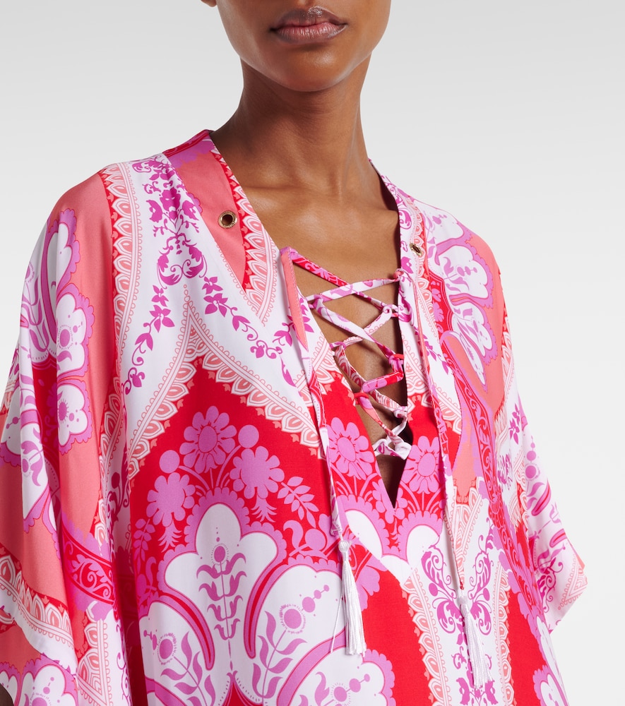  Melissa Odabash Melissa Odabash Bedruckter Kaftan Carlotta Aus Satin 
