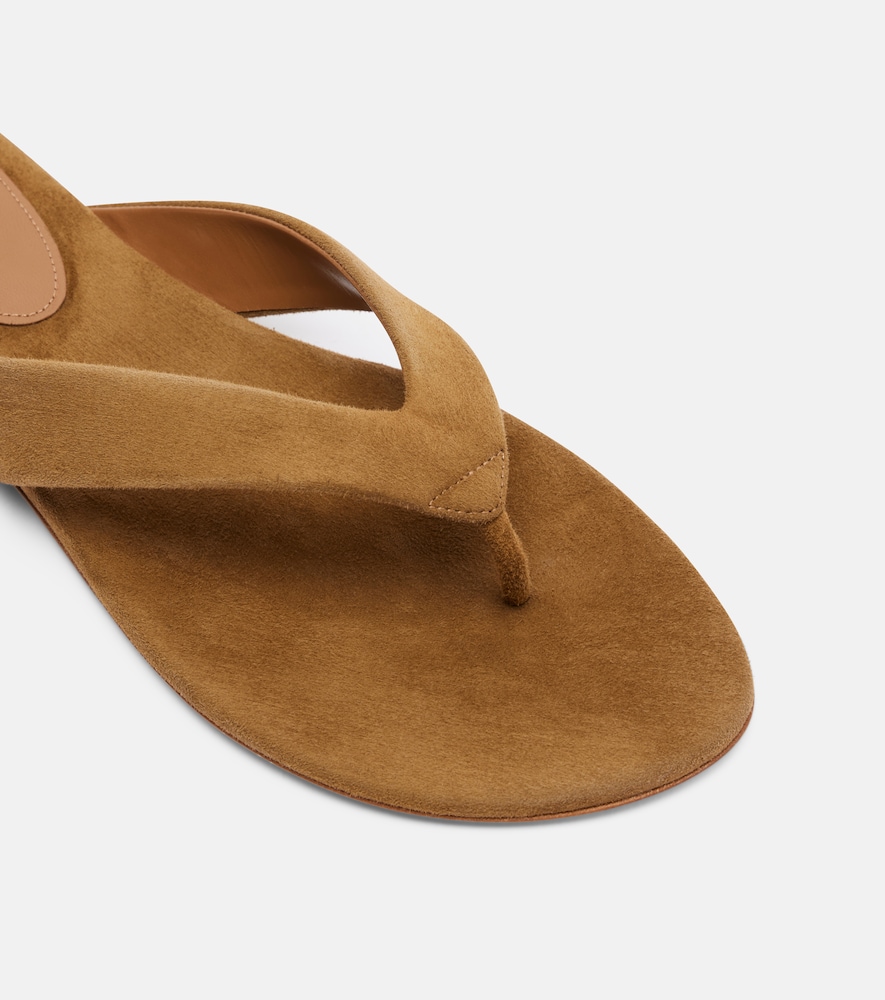  Le Monde Beryl Le Monde Bã©ryl Suede Thong Sandals 
