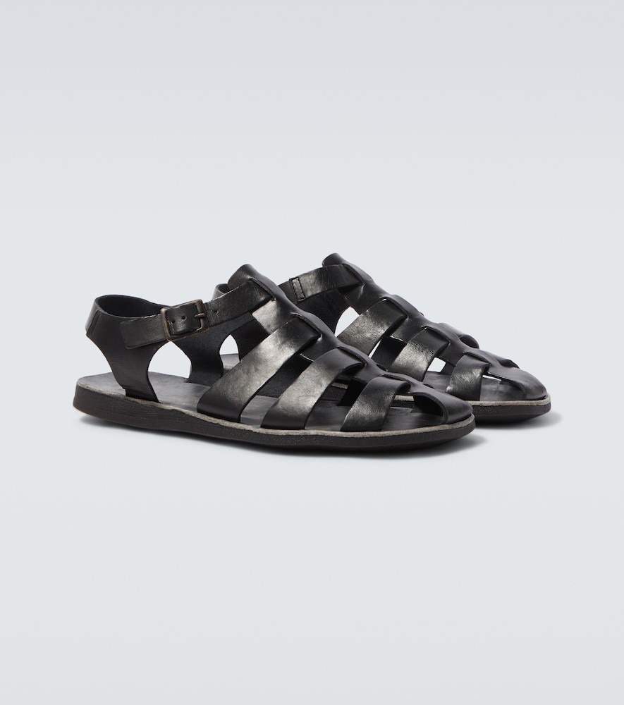 Sabah Porto leather fisherman sandals