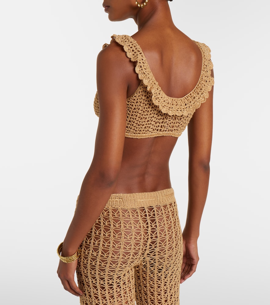  Anna Kosturova Anna Kosturova Bralette Brigitte Aus Häkelstrick 